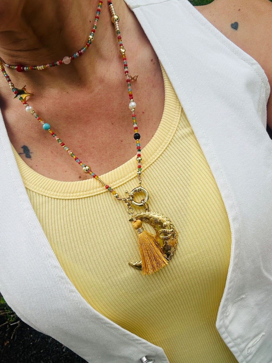 Long Necklace — One or Two Wraps