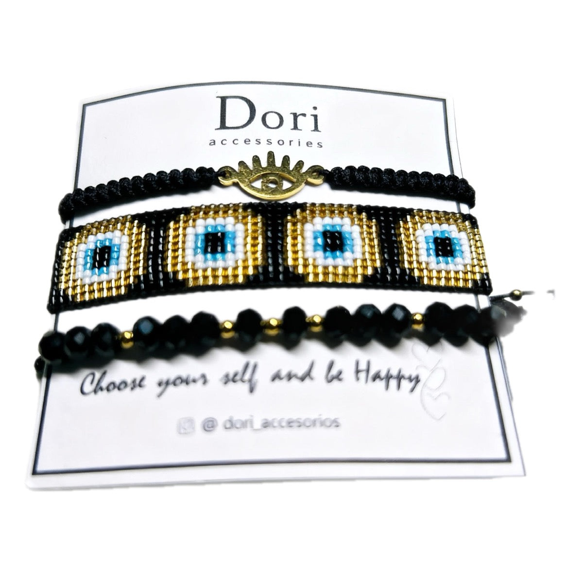 Miyuki and Crystal Bracelet Set