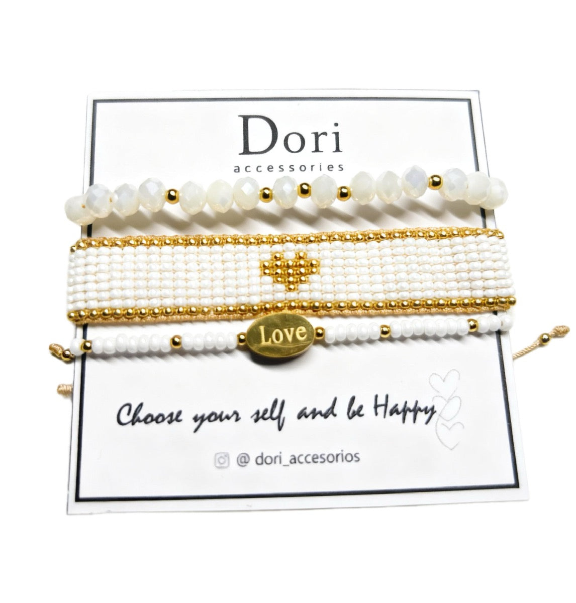 Miyuki and Crystal Bracelet Set