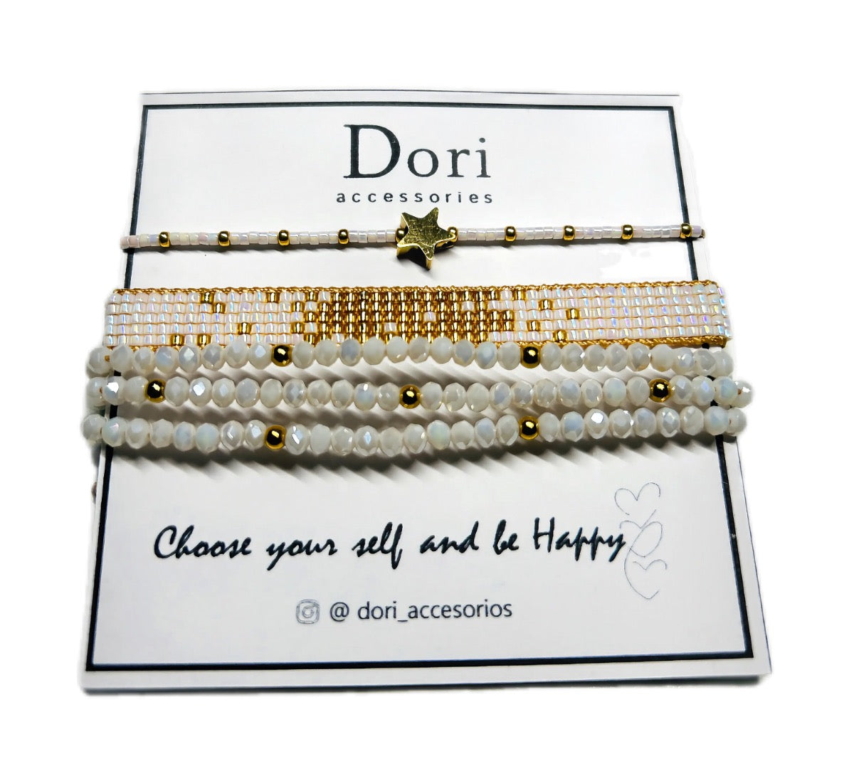 Miyuki and Crystal Bracelet Set