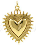 SHINE HEARTH | Adjustable rhodium cadena with gruessome slabones