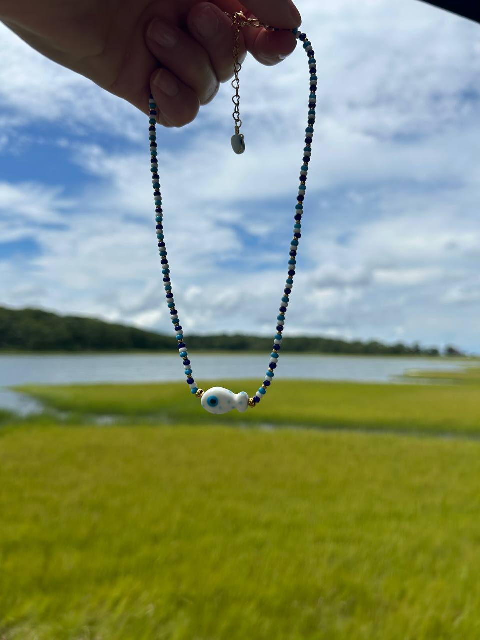 Adjustable Necklace | WHITE