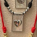 Adjustable Cord Necklaces and Scapular-style Charms | BLACK