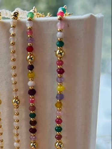 Natural Stone Rosarie | Colorful